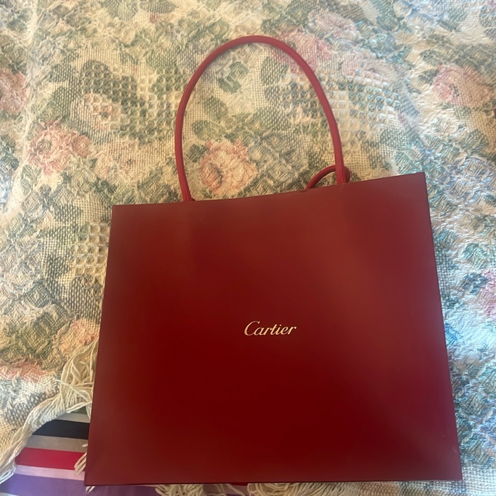 Cartier shopping bag